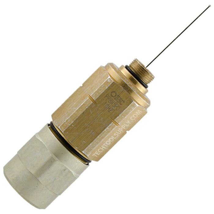 Exploded view of hardline pin connector showing pin, O-rings, and seizure