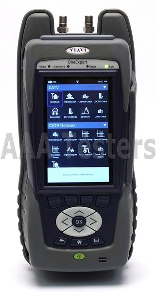 Viavi OneExpert handheld field meter with test port connections